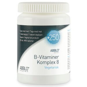 ABBLO B-Vitaminer Komplex 8 Vegetarisk, 250 stk (Udløb: 06/2024)